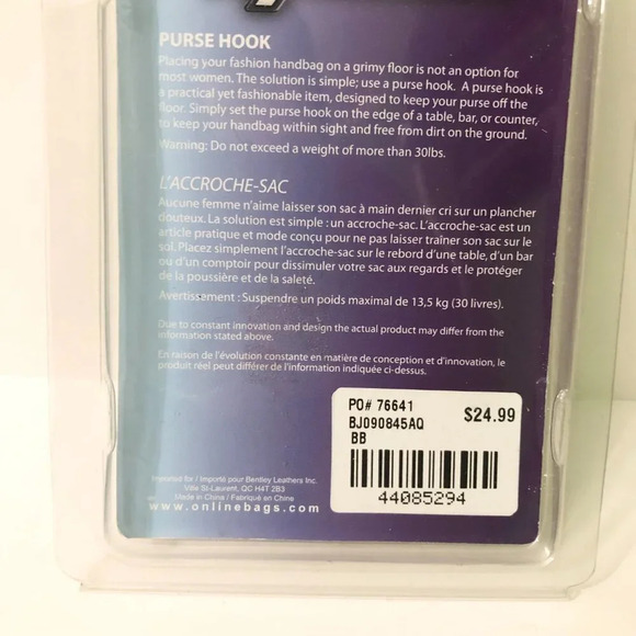 Tracker Purse  Hook Travelling Essentials - Picture 5 of 6